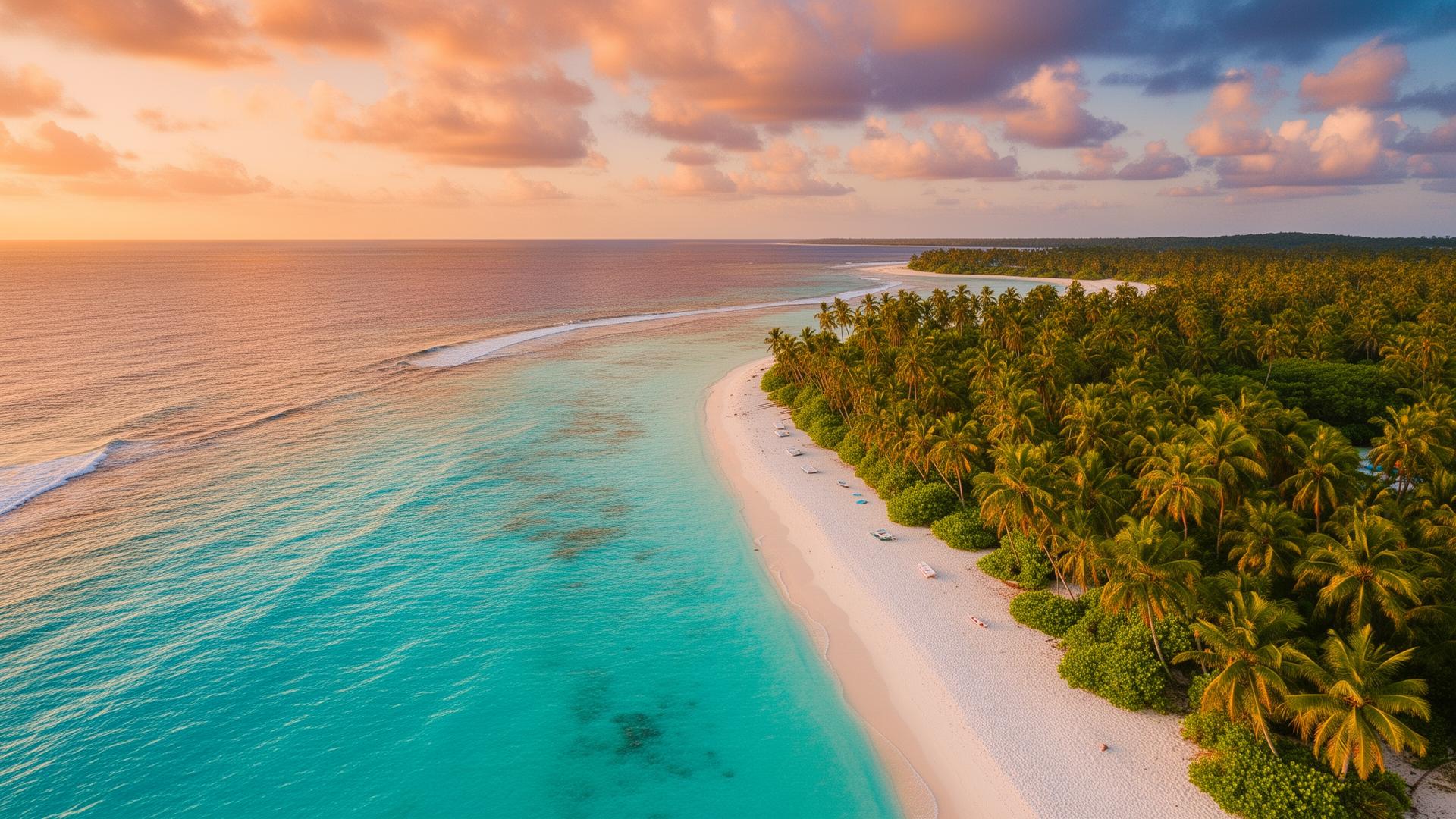 Tropical island paradise